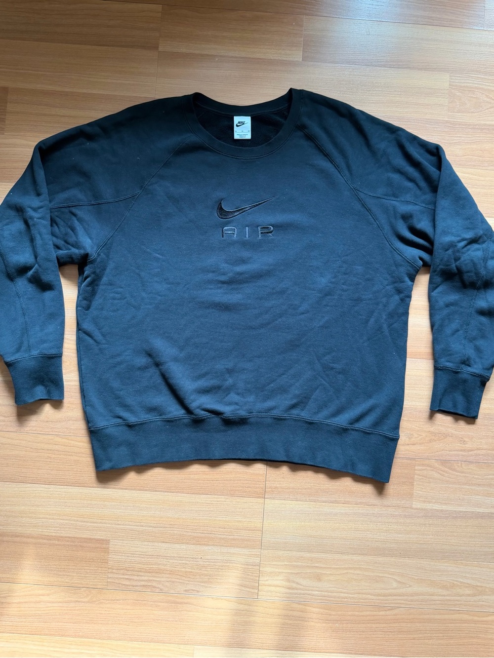 Nike Air Black Lightweight Crewneck Sweatshirt XL
